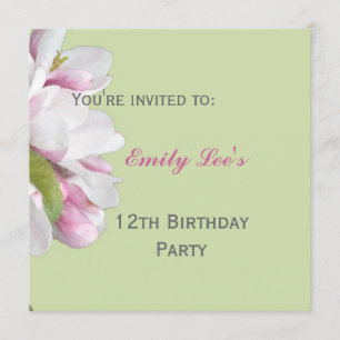 appelbloesem - uitnodiging