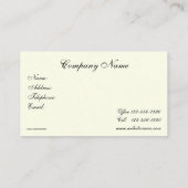 appelbloesem, Visitekaartjes (Achterkant)