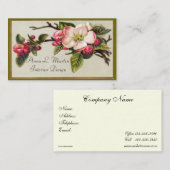 appelbloesem, Visitekaartjes (Voorkant / Achterkant)