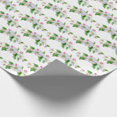 appelbloesem waterverf boeket cadeaupapier (Hoek)