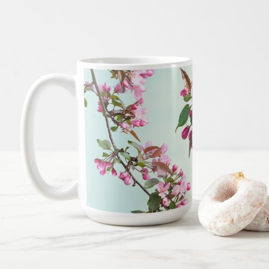 Appelbloesems 2 koffiemok (Met donut)