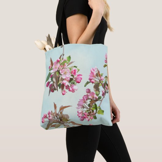 Appelbloesems 2 tote bag (Dichtbij)