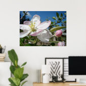 APPELBLOESEMS Bloemen Kunst Prints Gelijnd Kunst (Thuiskantoor)