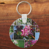 Appelbloesems en honingbijen sleutelhanger (Voorkant)