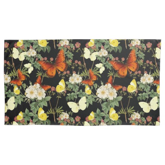 Appelbloesems en vlinders King Kussenslopen (Voorkant-Links)