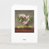 Appelbloesems van Henri Fantin-Latour Kaart (Achterkant)