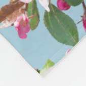 appelbloesemtak fleece deken (Hoek)