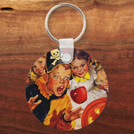 appelbobbel sleutelhanger (Voorkant)