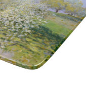 Appelbomen in bloei (door Claude Monet) Snijplank (Hoek)