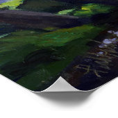 Appelbomen in bloei Schilderij Poster (Hoek)