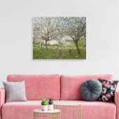 Appelbomen in de Bloem Canvas Afdruk (Insitu (Woonkamer))