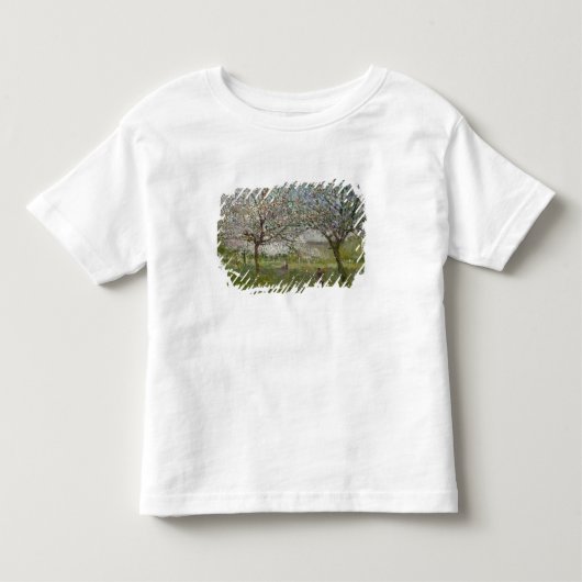 Appelbomen in de Bloem Kinder Shirts (Voorkant)