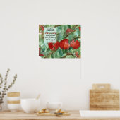Appelboom Bijbel Schrift Ecclesiastes 2:5 Poster (Keuken)