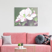 Appelboom Bloesem Lente Canvas Muurkunst Afdruk (Insitu (Woonkamer))