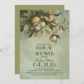  appelboom bruidsdouche uitnodigingen (Voorkant / Achterkant)