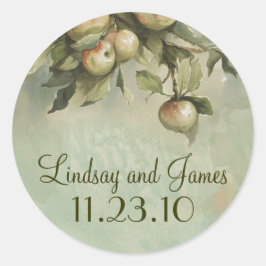 Appelboom bruiloft stickers