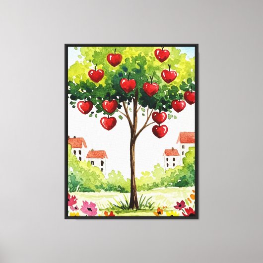 Appelboom Canvas Afdruk (Voorkant)