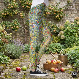 Appelboom door Gustav Klimt, Vintage Art Nouveau Leggings
