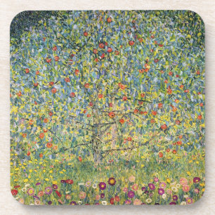 Appelboom door Gustav Klimt, Vintage Art Nouveau Onderzetter