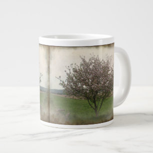 Appelboom in bloei grote koffiekop