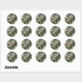 Appelboom in bloei ronde sticker (Vel)