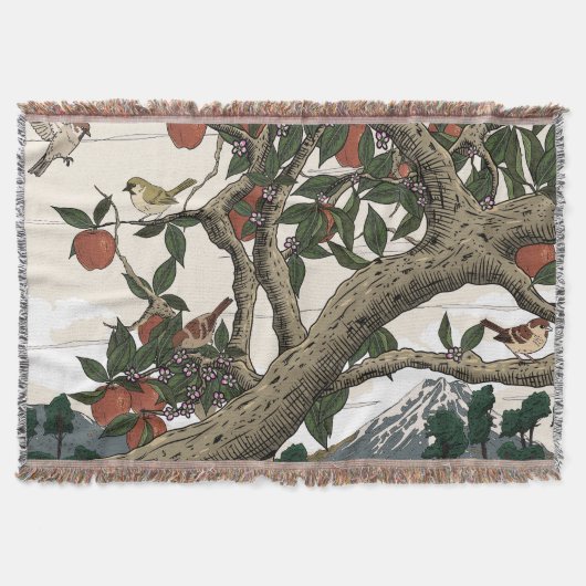 Appelboom Landschap Deken (Voorkant)