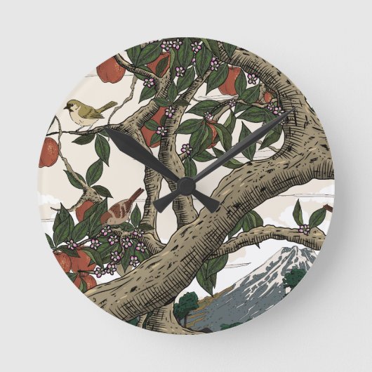 Appelboom Landschap Ronde Klok (Voorkant)
