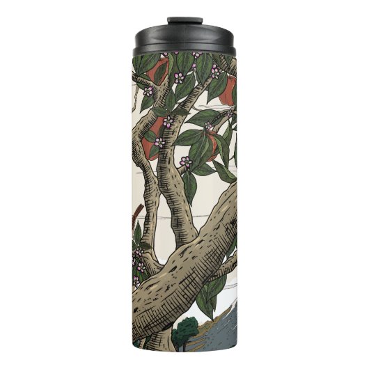 Appelboom Landschap Thermosbeker (Voorkant)