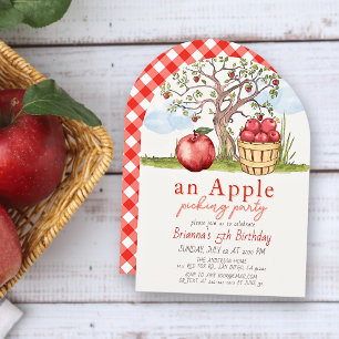 Appelboom & Mand met Appels Plukken Verjaardagsfee Kaart