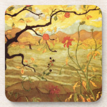 Appelboom met rood fruit