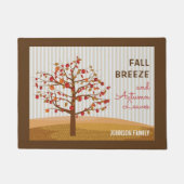 Appelboom 'Rustic Red Gold' Herfst Deurmat (Voorkant)