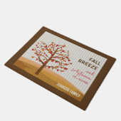 Appelboom 'Rustic Red Gold' Herfst Deurmat (Schuin)