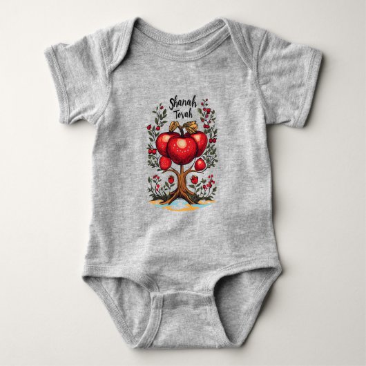 🍎 Appelboom - Shanah Tovah Romper (Voorkant)