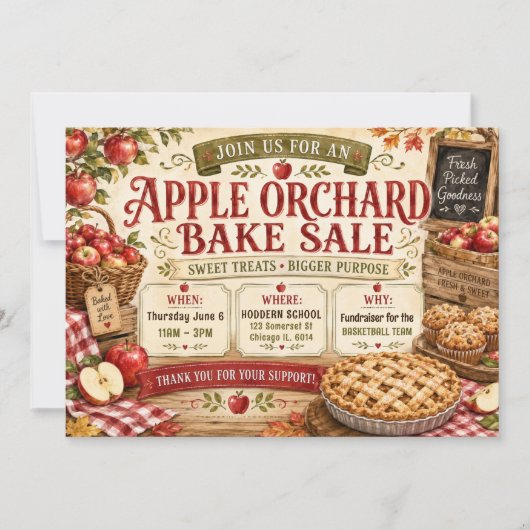 Appelboomgaard Bakverkoop Ontwerp Kaart (Voorkant)