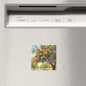 Appelboomgaard Herfstval Waterverf Magneet (Insitu (Vaatwasser))