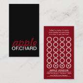 appelboomkaardpunkkaart klantenkaartje (Voorkant / Achterkant)