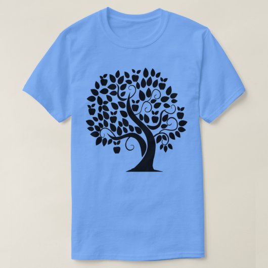 appelboomsilhouet t-shirt (Design voorkant)