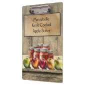 Appelboter, aanpasbaar klembord (Links)