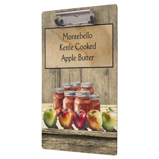 Appelboter, aanpasbaar klembord (Links)