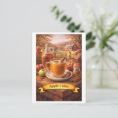 Appelcider (Amerikaanse Voedsel Serie) Briefkaart (Staand voorkant)