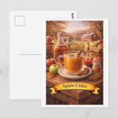 Appelcider (Amerikaanse Voedsel Serie) Briefkaart (Voorkant / Achterkant)