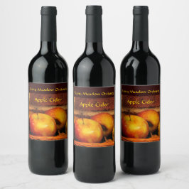  appelcider-etiket wijn etiket