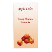Appelcider-labels Etiket (Voorkant)