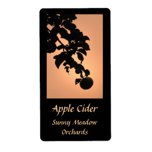 Appelcider-labels Etiket