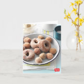 Appelciderdonuts Kaart (Gele Bloem)