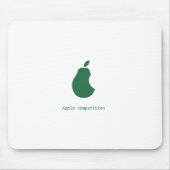 appelcompetitie-pear mousepad muismat (Voorkant)