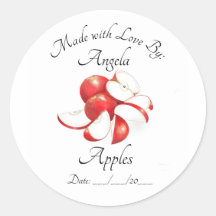 Appelconserven en inmaakstickers en -labels