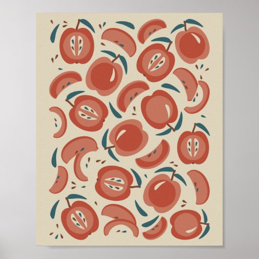 Appelen, appelen en appels poster (Voorkant)