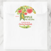 Appelen appelmoes pasteittenvullers fruitconserven ronde sticker (Tas)