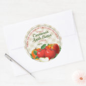 Appelen appelmoes pasteittenvullers fruitconserven ronde sticker (Envelop)